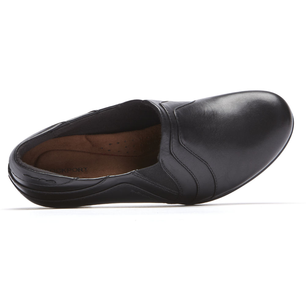 Rockport Slip-Ons Dame Svart - Brynn - ZALI01634